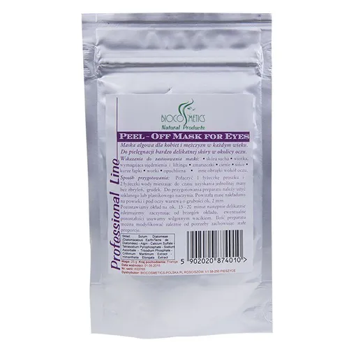 Biocosmetics Peel-off mask for eyes (Maska algowa peel-off pod oczy)
