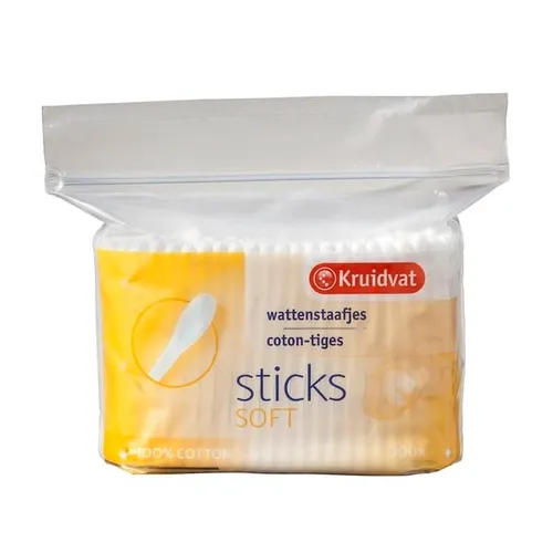 Kruidvat 100% Cotton Wattenstaafjes (Patyczki higieniczne) - 3