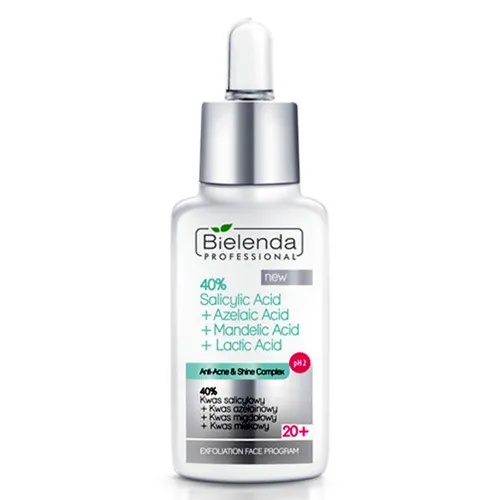 Bielenda Professional 40% kwas salicylowy + kwas azelainowy + kwas migdałowy + kwas mlekowy