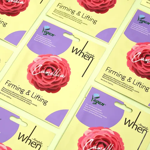 When Simply Vegan Camellia Mask (Ujędrniająca maska) - 4