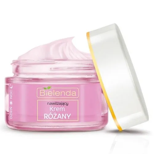 Bielenda Rose Care, Nawilżający krem różany do cery wrażliwej na dzien i na noc - 2