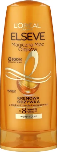 L'Oreal Paris Elseve, Magiczna Moc Olejków, Kremowa odżywka z olejkami marula i kameliowym