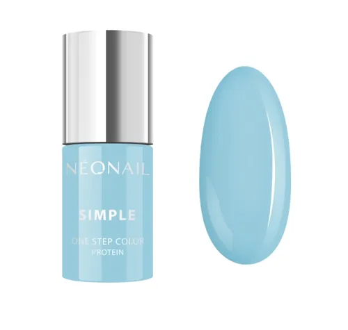 NeoNail Simple, One Step Color Protein (Lakier hybrydowy 3 w 1 z odżywczymi proteinami) - 1