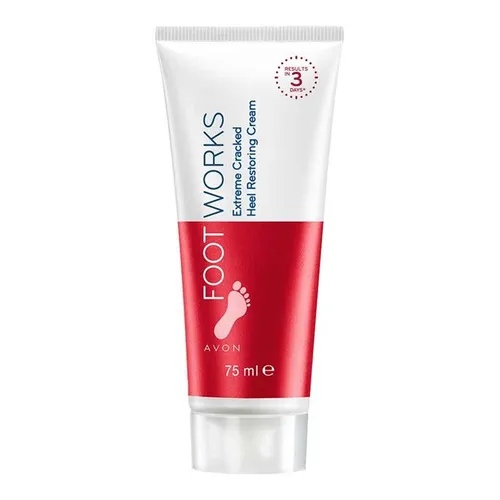 Avon Foot Works, Extreme Cracked Heel Restoring Cream (Kuracja na popękane pięty [Regenerujący 3-dniowy krem na popękane pięty]) - 1
