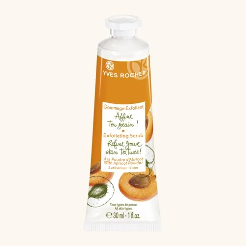 Yves Rocher Exfoliating Scrub with Apricot Powder (Wygładzający peeling do twarzy z puderm z pestek z moreli)
