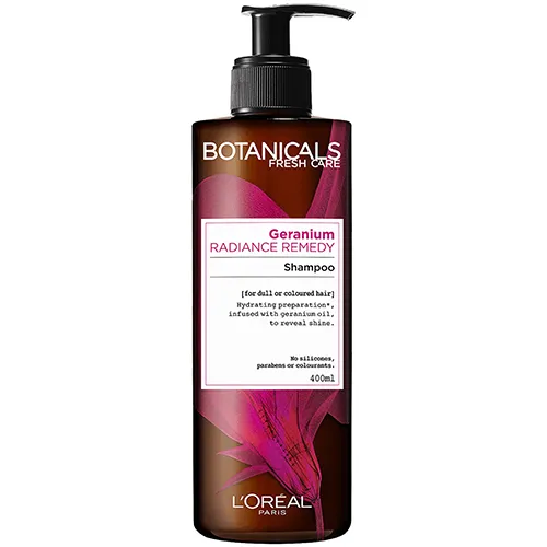 L'Oreal Paris Botanicals Fresh Care, Siła blasku, Szampon pielęgnacyjny do koloryzowanych i matowych włosów