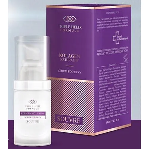 Souvre Triple Helix Formula, Kolagen Naturalny, Serum pod oczy