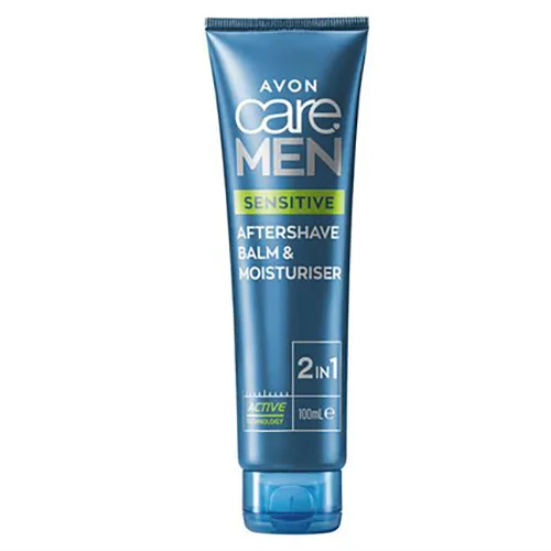 Avon Care Men, Sensitive 2 in 1 After Shave Balm & Moisturiser with Active Technology (2 w 1 Łagodny balsam po goleniu i krem nawilżający z technologią Active) - 1