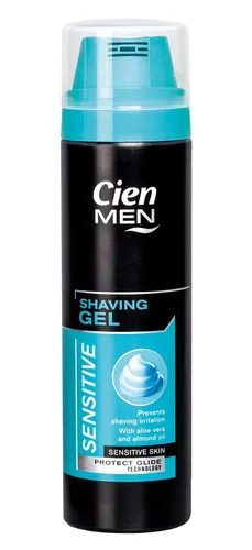 Cien Men, Shaving Gel `Sensitive` (Żel do golenia dla mężczyzn)