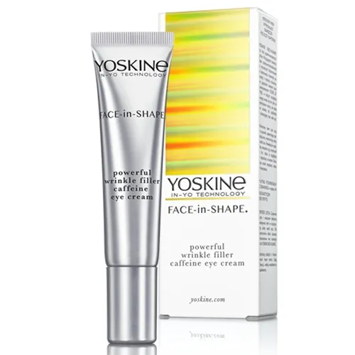 Yoskine Face-in-Shape,Powerful Wrinkle Filler Caffeine Eye Cream (Kofeinowy krem pod oczy i na powieki)