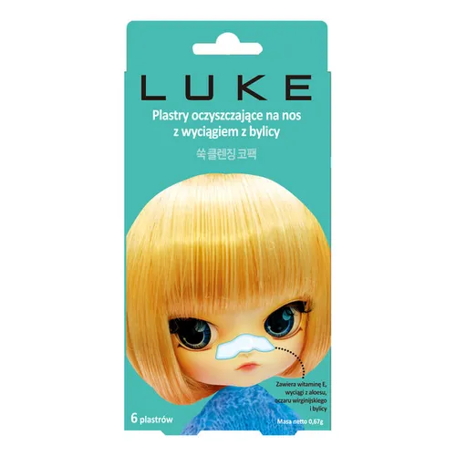 Luke Plastry oczyszczające na nos z wyciągiem z bylicy