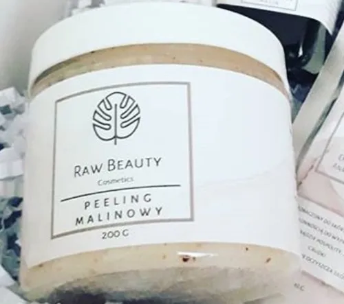 Raw Beauty Cosmetics Peeling malinowy