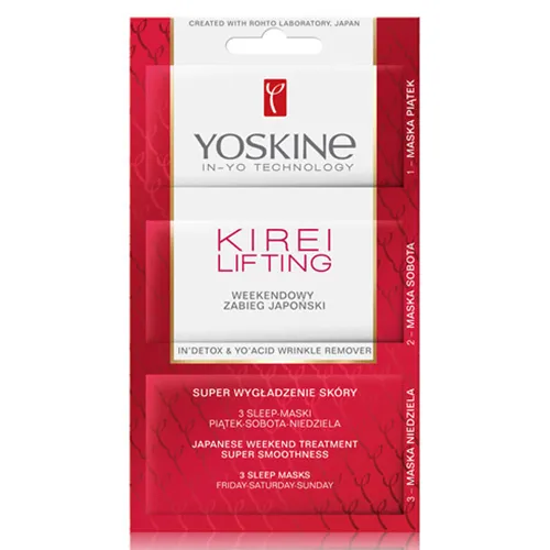 Yoskine Kirei Lifting, Weekendowy zabieg japoński - super wygładzenie skóry