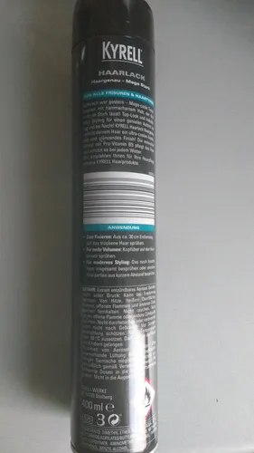 Kyrell Haar Genau, Haar Lack Mega Stark (Lakier do włosów mega mocny) - 3