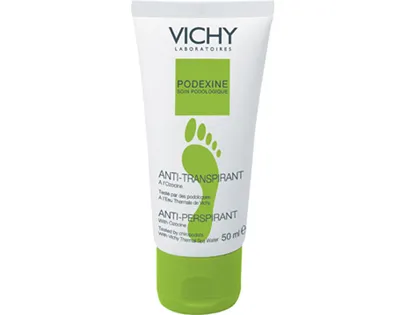 Vichy Podexine, Anti - Transpirant (Krem przeciw nadmiernej potliwości stóp)