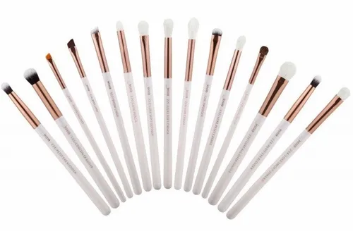 Jessup T217 Brushes Set White Rose Gold (Zestaw 15 pędzli do makijażu)