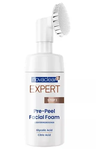 Novaclear Expert, Pre-Peel Facial Foam (Pianka do mycia twarzy z kwasem glikolowym)