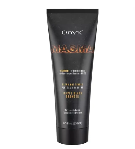 Onyx Magma Triple Black Bronzer (Potrójny bronzer do opalania z efektem tingle)