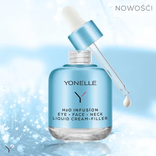 Yonelle H2O Infusion Eye Face Neck Liquid Cream Filler (Przeciwzmarszczkowy krem do twarzy) - 2