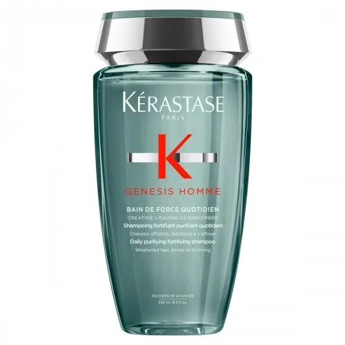 Kerastase Genesis Homme, Bain de Force Quodien (Oczyszczająco-wzmacniająca kąpiel do włosów przerzedzających się dla mężczyzn)