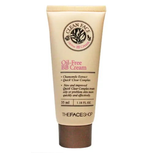 The Face Shop Clean Face, Oil - Free BB Cream (Oczyszczający krem BB)
