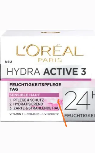L'Oreal Paris Hydra Active 3 [Triple Active], Krem do twarzy nawilżający do cery suchej i wrażliwej na dzień 24h - 2