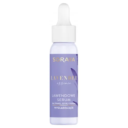 Soraya Lavender Essence, Lawendowe serum wygładzające na twarz, szyję i dekolt