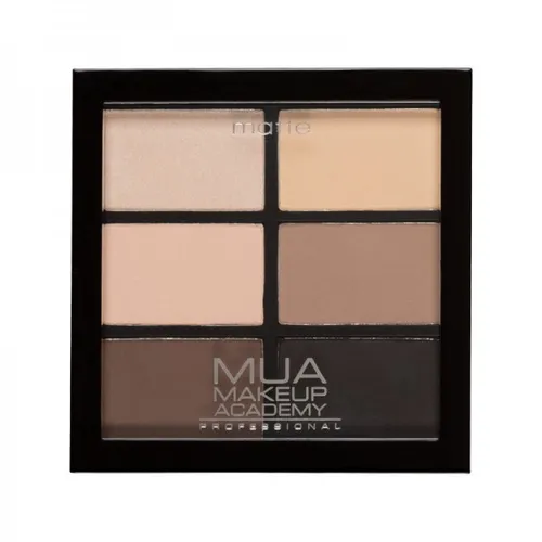 Make Up Academy (MUA) 6 Shade Eyeshadow Palette, Matte (Paleta 6 matowych cieni do powiek) - 2