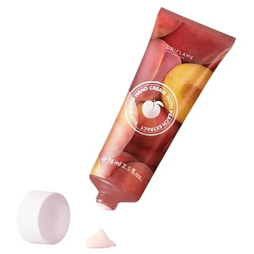 Oriflame Softening Hand Cream With Peach Extract (Zmiękczający krem ​​do rąk z ekstraktem z brzoskwini)