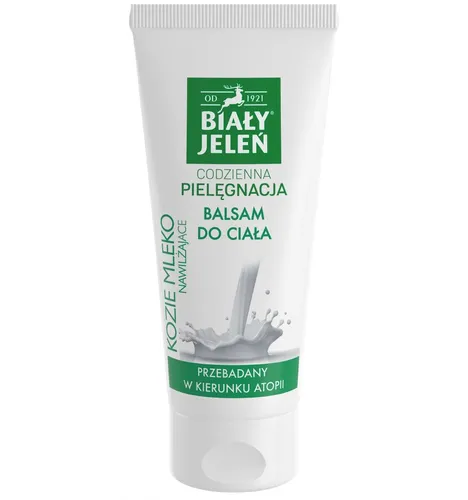 Biały Jeleń Hipoalergiczny balsam do ciała nawilżający `Kozie mleko` - 1