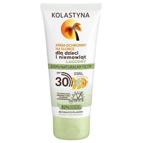 Kolastyna Krem ochronny na słońce dla dzieci i niemowląt ze 100% naturalnym filtrem SPF 30