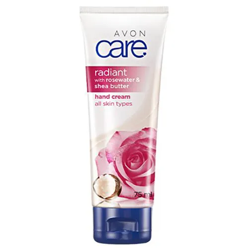 Avon Care, Radiant with Rose Water & Shea Butter, Hand Cream (Rozświetlający krem do rąk z wodą różaną i masłem shea) - 4