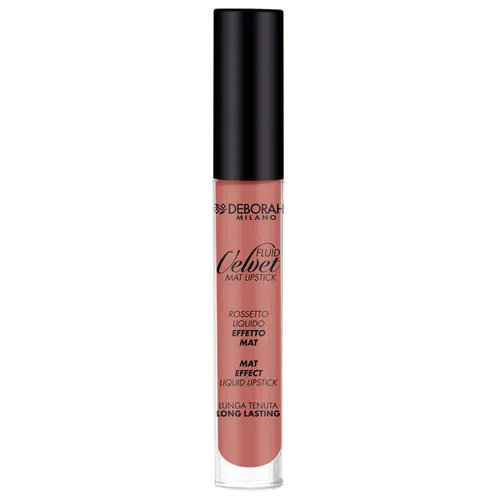 Deborah Fluid Velvet Mat Lipstick, Mat Effect Liquid Lipstick (Matowa pomadka w płynie)