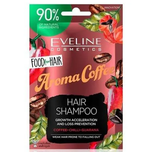 Eveline Cosmetics Food for Hair, Regenerujący szampon do włosów `Aroma Coffee` - 2