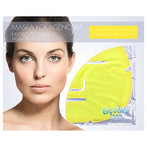 Beauty Face Maska kolagenowa hydrożelowa z ekstraktem z cytryny