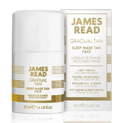 James Read Sleep Mask Tan Face Retinol (Samoopalająca maska do twarzy na noc z retinolem)