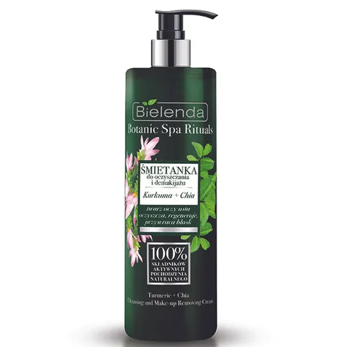 Bielenda Botanic Spa Rituals, Śmietanka do oczyszczania i demakijażu `Kurkuma + chia`