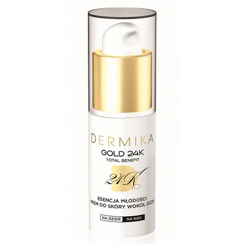 Dermika Gold 24K Total Benefit Esencja Młodości,  Krem pod oczy