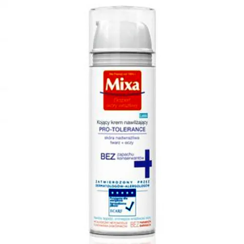 Mixa Pro-Tolerance, Lekki kojący krem nawilżający