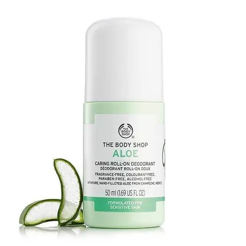 The Body Shop Aloe Caring Roll-On Deodorant (Dezodorant w kulce 'Aloes')
