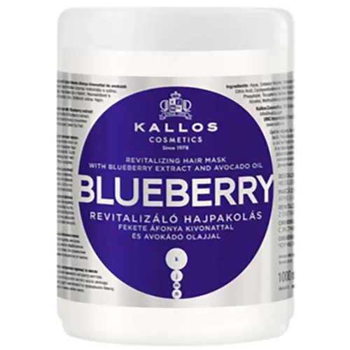 Kallos KJMN, Blueberry, Jagodowa maska do włosów - 1