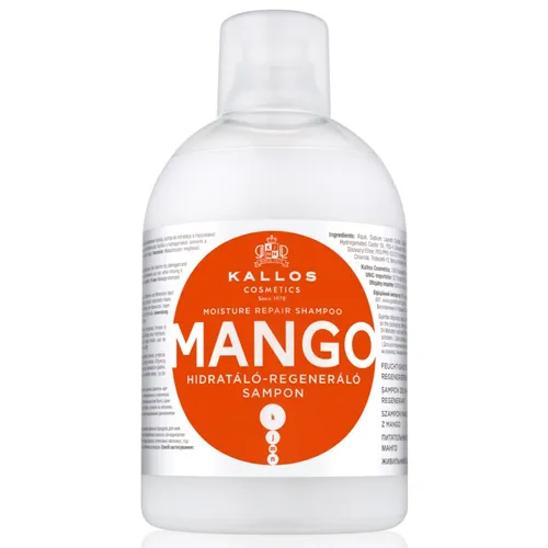 Kallos KJMN, Mango, Shampoo (Regenerujący szampon z olejem mango)