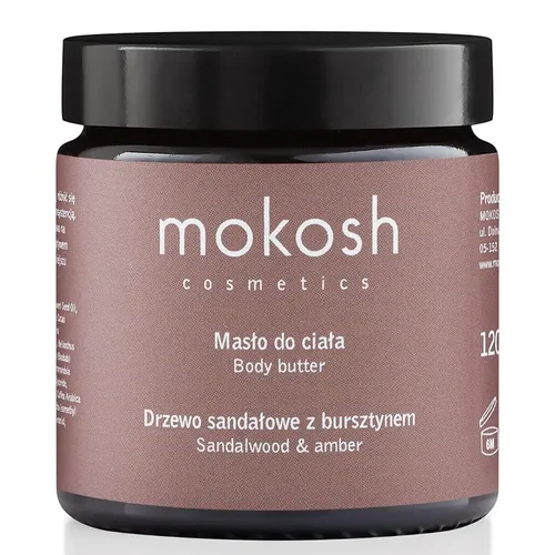 Mokosh Cosmetics Masło do ciała `Drzewo sandałowe z bursztynem`