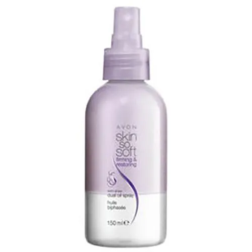 Avon Skin So Soft Firming and Restoring, Satin Sheer Dual Oil Spray (Dwufazowy olejek ujędrniająco - naprawczy do ciała `Satynowa miękkość`)
