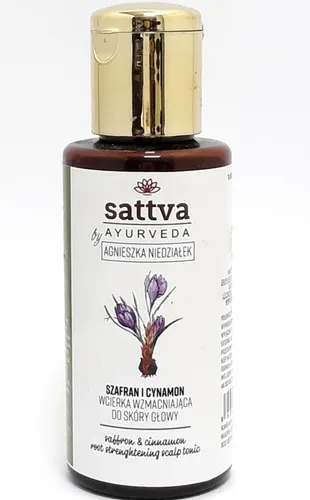 Sattva Ayurveda by Agnieszka Niedziałek, Wcierka wzmacniająca do skóry głowy `Szafran i cynamon` - 2