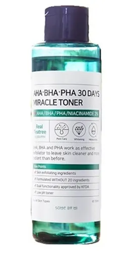Some by MI AHA BHA PHA 30 Days Miracle Toner (30-dniowy cudowny toner oczyszczający) - 2