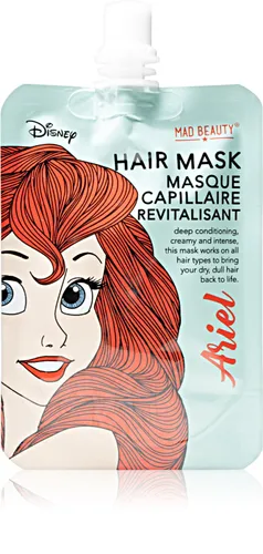 Mad Beauty Disney Villains, Princess Ariel Hair Mask (Maska nawilżająca do włosów)