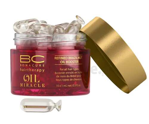 Schwarzkopf Professional BC Bonacure, Oil Miracle Refined Brazilnut Oil Booster (Kuracja w kapsułkach  przed myciem włosów)