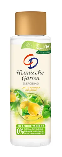 CD Energiebad Heimische Garten Quitte Holunder und Melisse (Energetyzujący płyn do kąpieli `Letni ogród`)