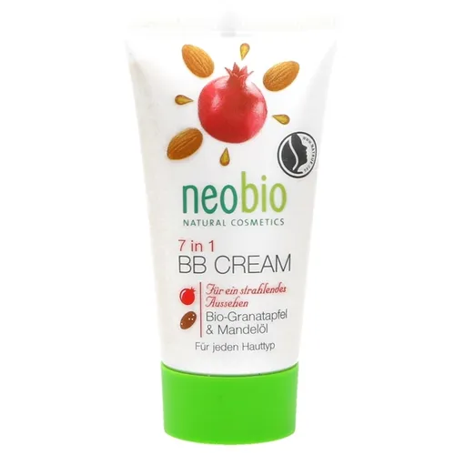 Neobio Natural Cosmetics BB Cream 7 in 1 (Krem BB 7 w 1 z bio-granatem i olejem migdałowym)